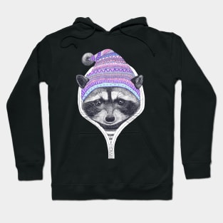 Raccoon in a hood Hoodie